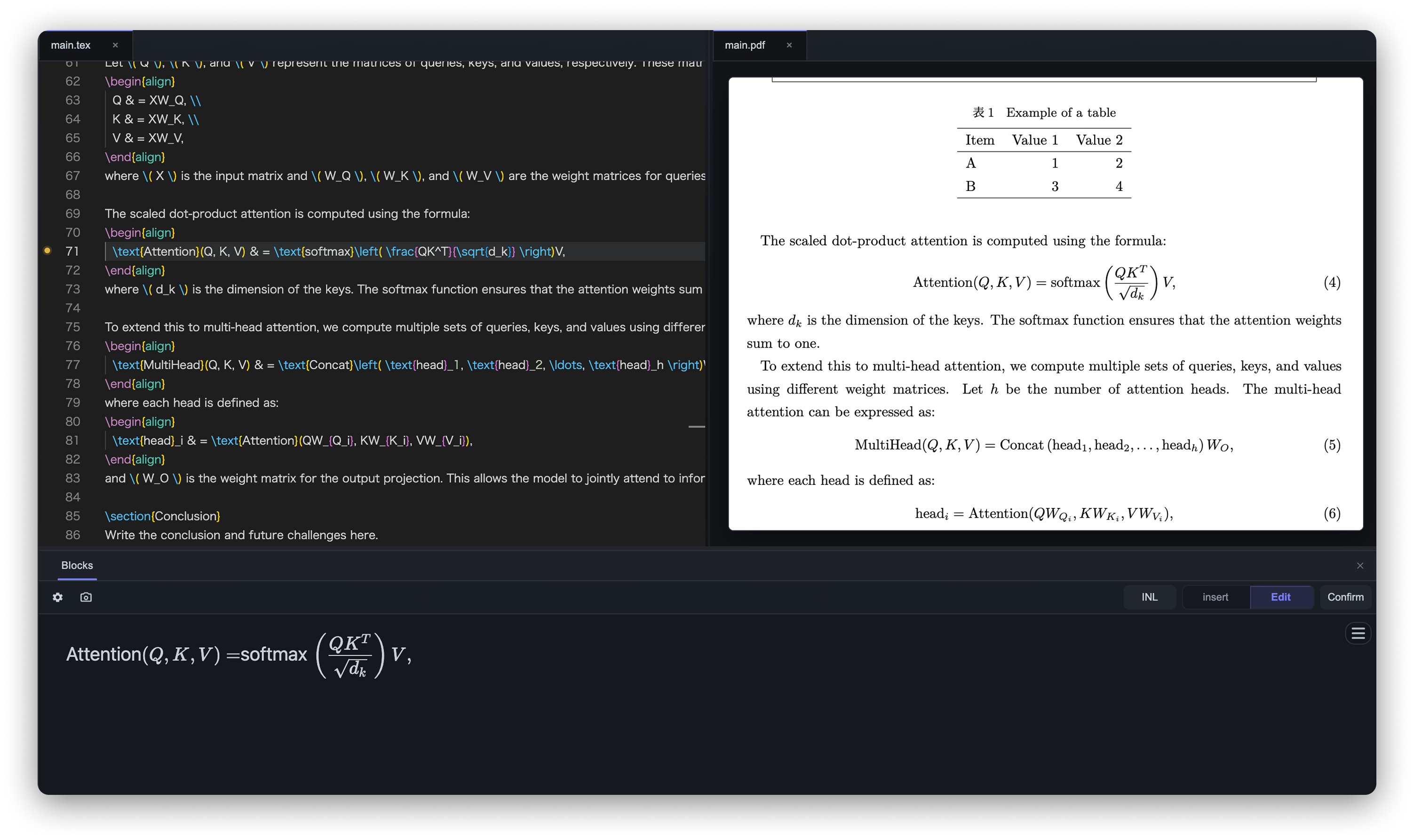 Intuitive Math Input
